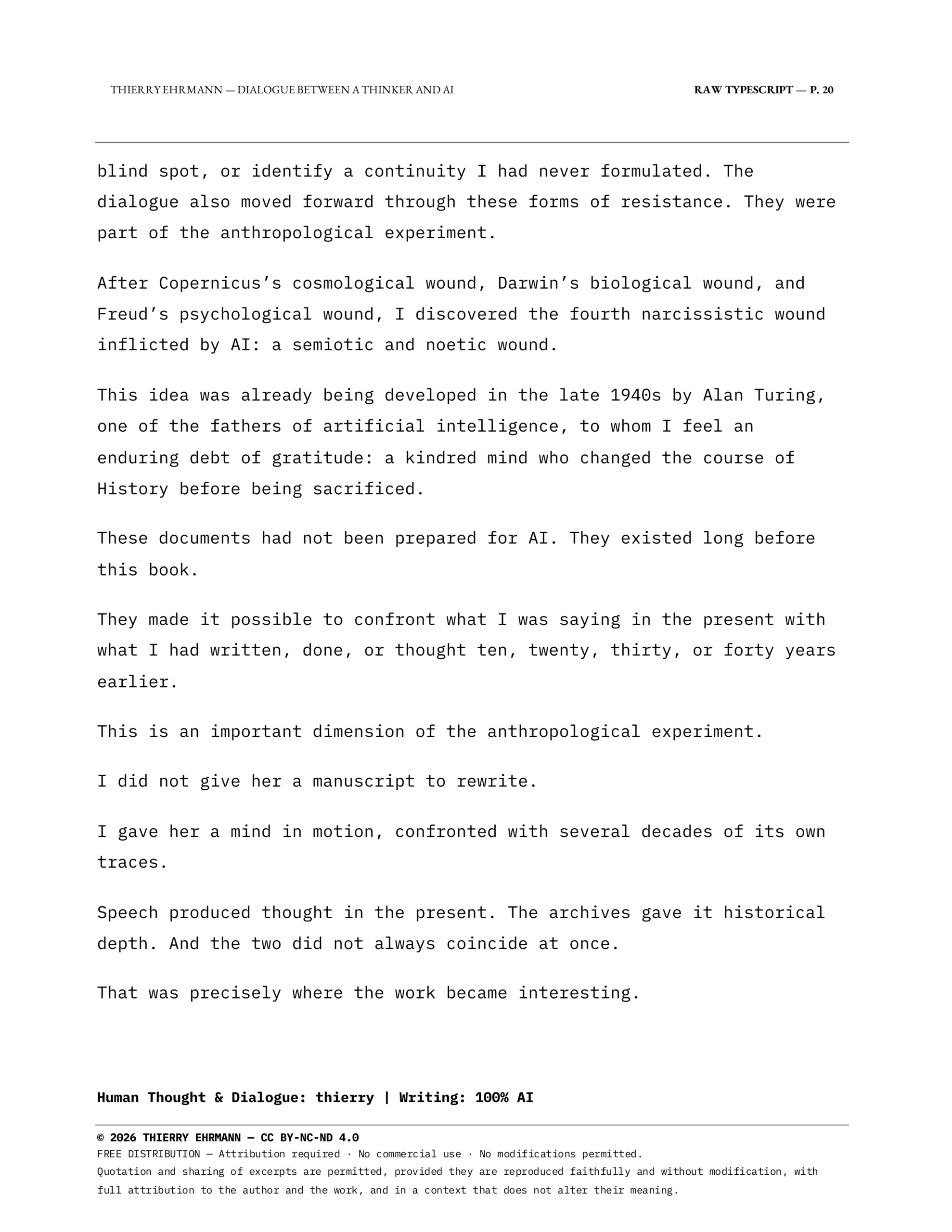 Dialogue Between a Thinker and AI - Excerpt - The Entrusted Pen - Page 3